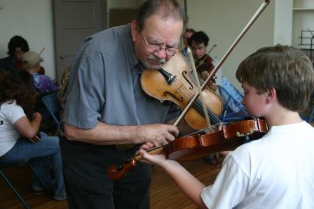 Bobby Hicks teaching