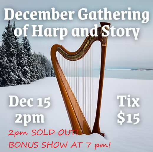 December Gathering of Harp and Story